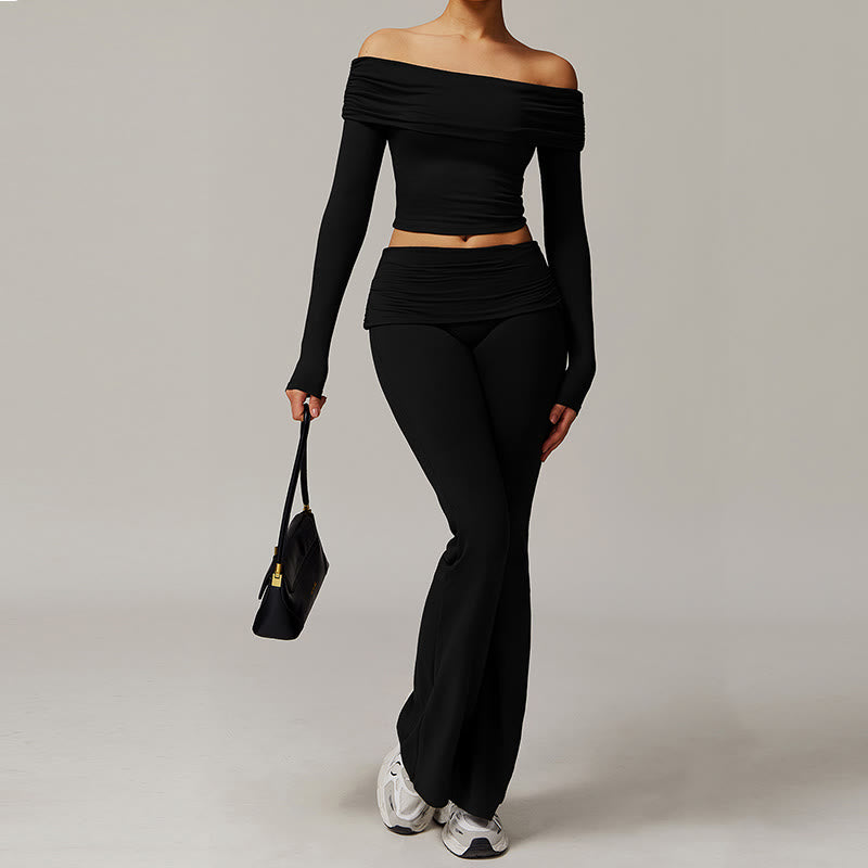 Pantaloni sportivi a vita alta Olivenorma - image 4