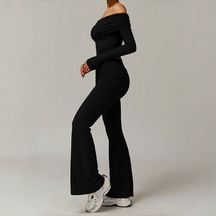 Pantaloni sportivi a vita alta Olivenorma