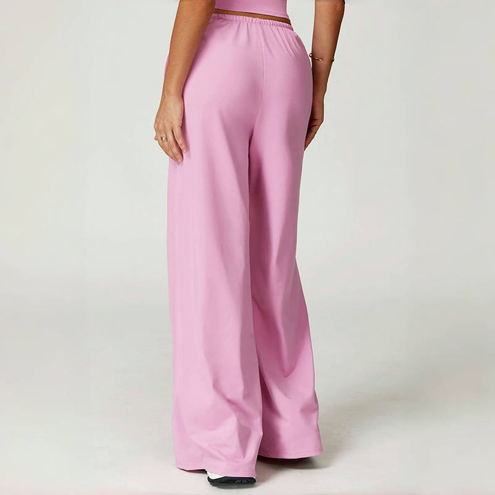 Pantaloni larghi Olivenorma con coulisse