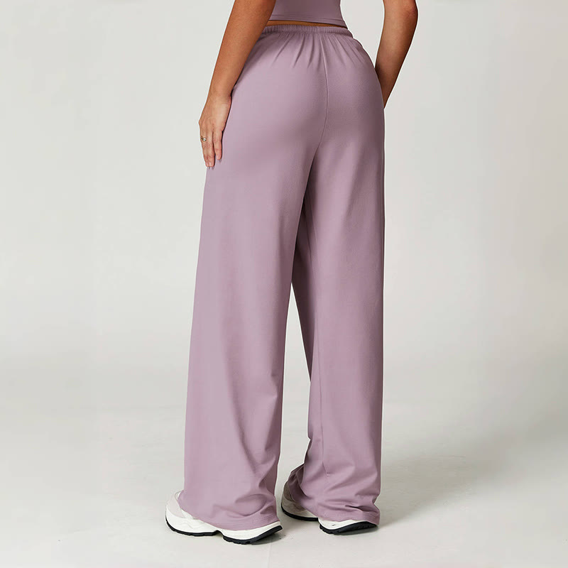 Pantaloni larghi Olivenorma con coulisse