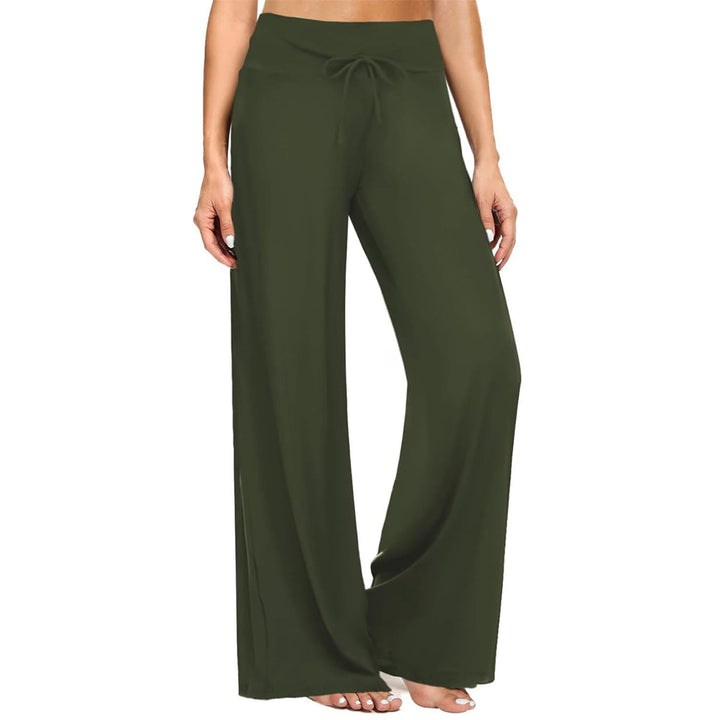Pantaloni da pigiama da donna Olivenorma , morbidi e comodi - Verde militare - XXL - image 4