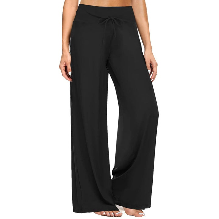 Pantaloni da pigiama da donna Olivenorma , morbidi e comodi - Nero - XXL - image 9
