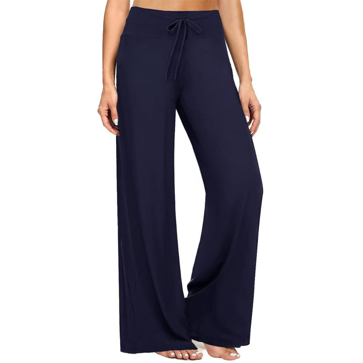 Pantaloni da pigiama da donna Olivenorma , morbidi e comodi - Blu navy - S - image 11