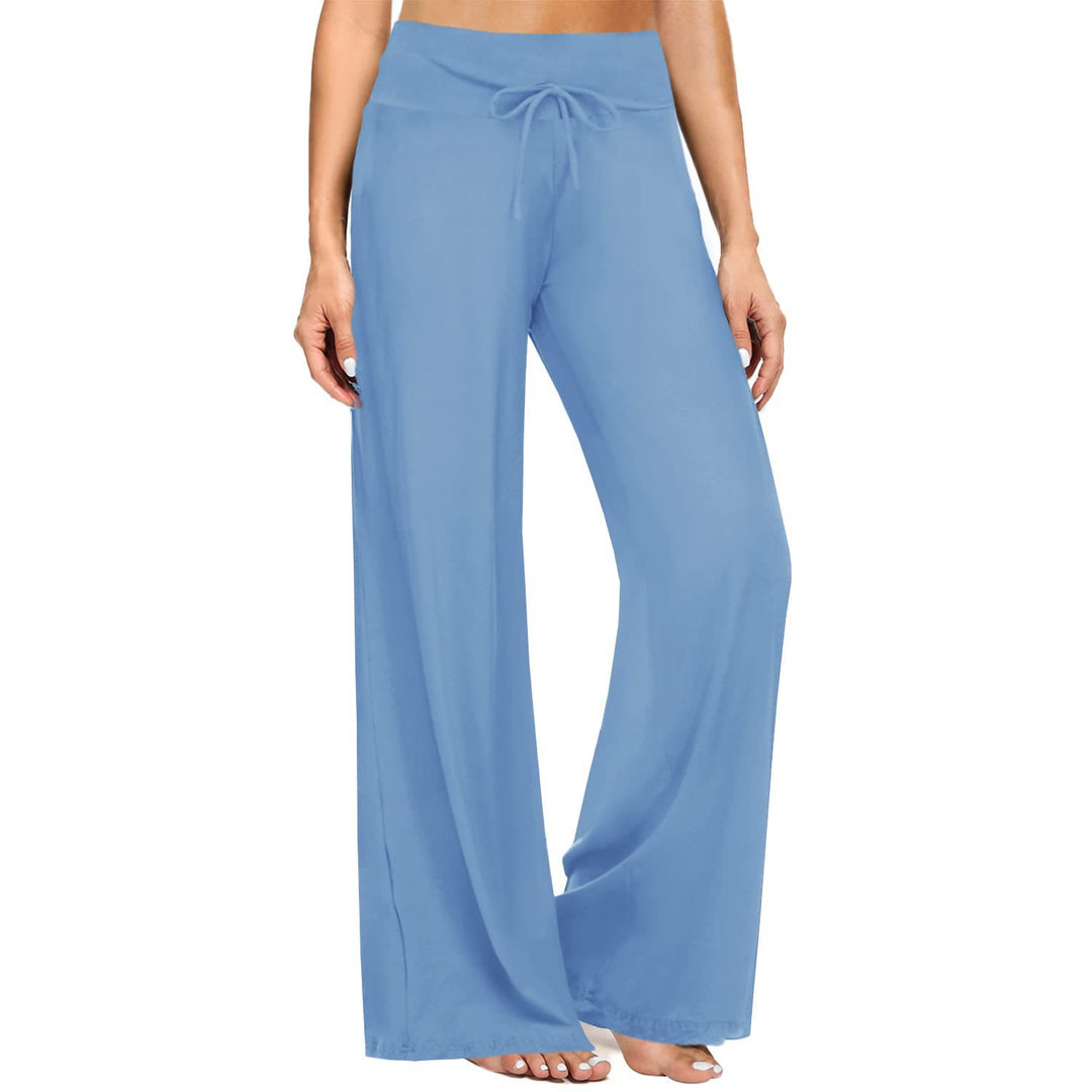 Pantaloni da pigiama da donna Olivenorma , morbidi e comodi - Azzurro chiaro - XXL - image 7