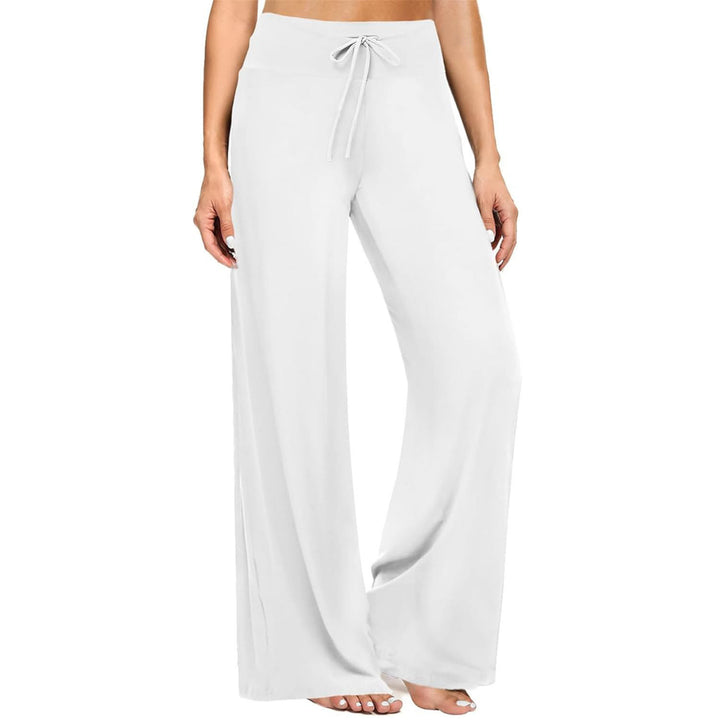 Pantaloni da pigiama da donna Olivenorma , morbidi e comodi - Bianco - XXL - image 10