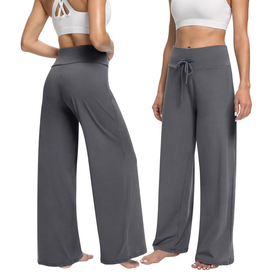 Pantaloni da pigiama da donna Olivenorma , morbidi e comodi - Grigio scuro - XXL - image 2