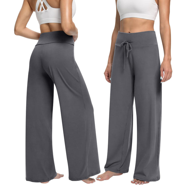 Pantaloni da pigiama da donna Olivenorma , morbidi e comodi - Grigio scuro - XXL - image 2