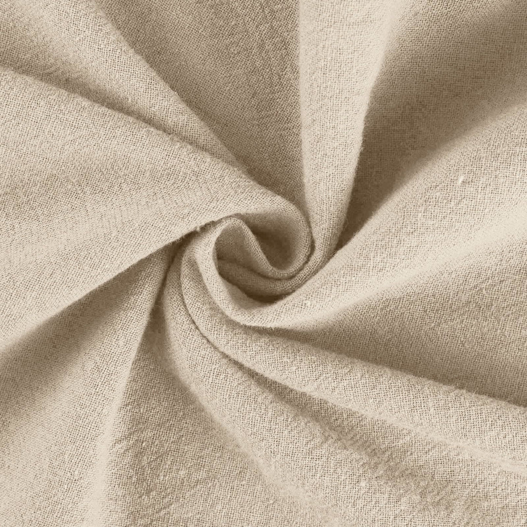 Pantaloni a gamba larga in cotone e lino da donna Olivenorma - image 32