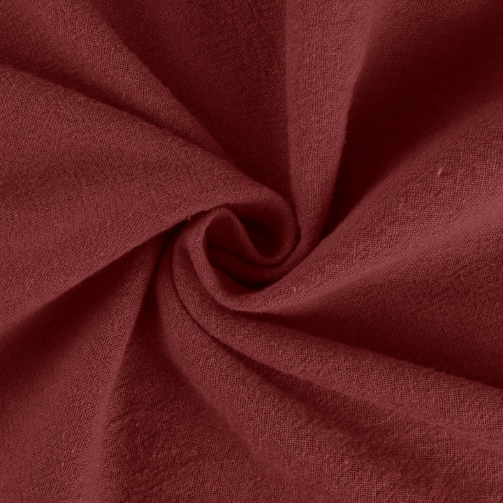 Pantaloni a gamba larga in cotone e lino da donna Olivenorma - image 37