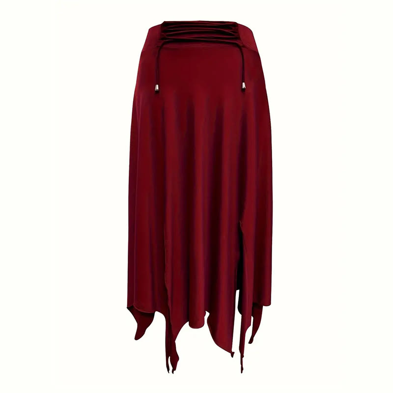 Olivenorma - Abito midi con gonna divisa e coulisse in stile boho - image 9