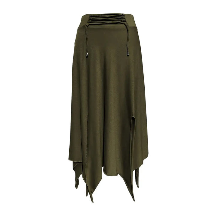 Olivenorma - Abito midi con gonna divisa e coulisse in stile boho - image 17