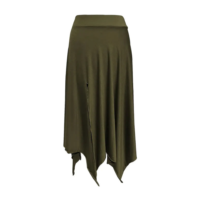 Olivenorma - Abito midi con gonna divisa e coulisse in stile boho - image 22