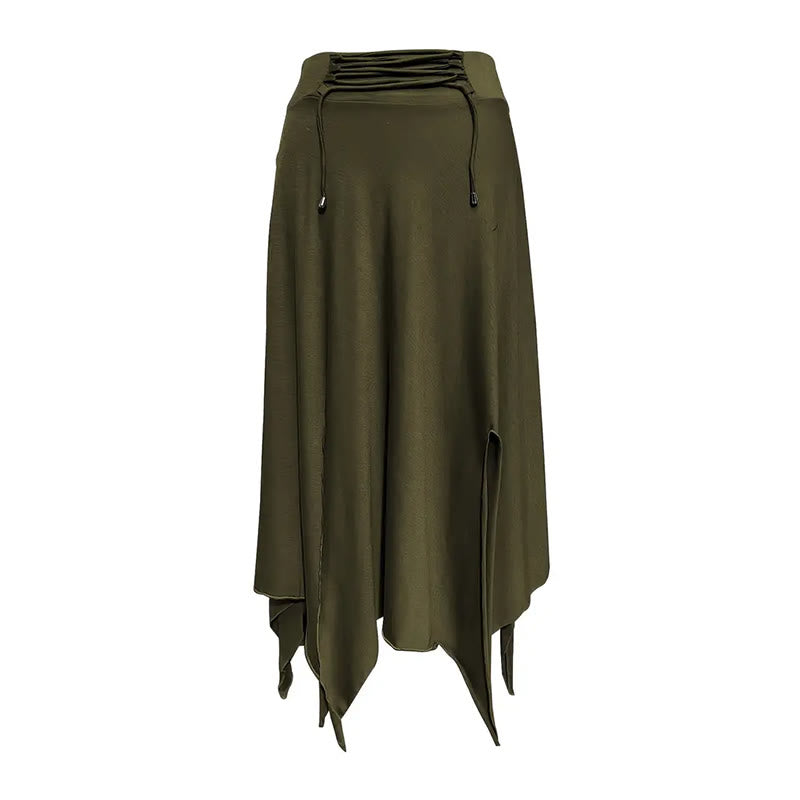 Olivenorma - Abito midi con gonna divisa e coulisse in stile boho - image 23