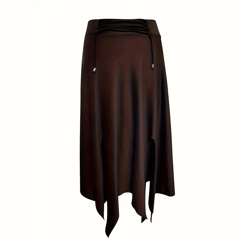 Olivenorma - Abito midi con gonna divisa e coulisse in stile boho - image 25