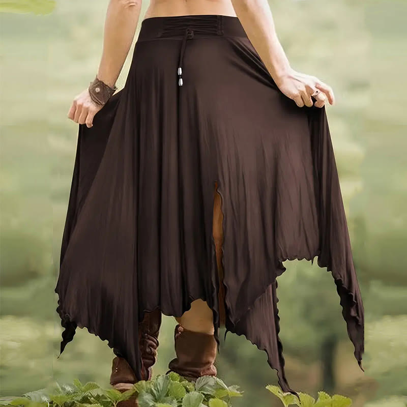 Olivenorma - Abito midi con gonna divisa e coulisse in stile boho - image 23