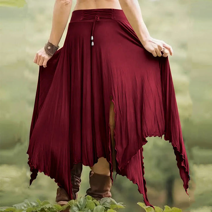 Olivenorma - Abito midi con gonna divisa e coulisse in stile boho - image 2