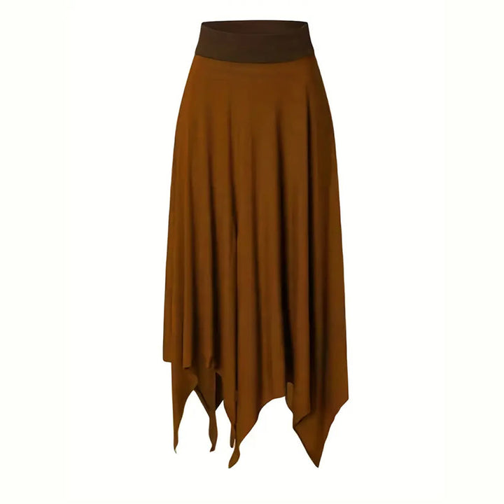 Olivenorma - Abito midi con gonna divisa e coulisse in stile boho - image 4