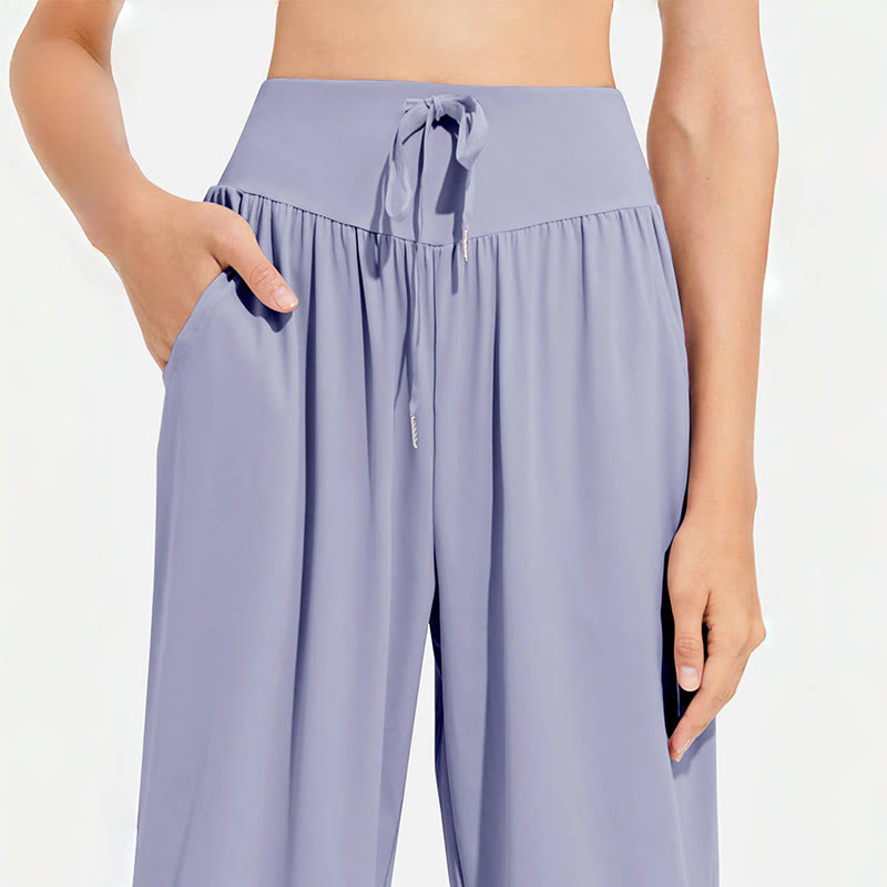 Pantaloni harem da yoga traspiranti e assorbenti "Cool" Olivenorma - image 10