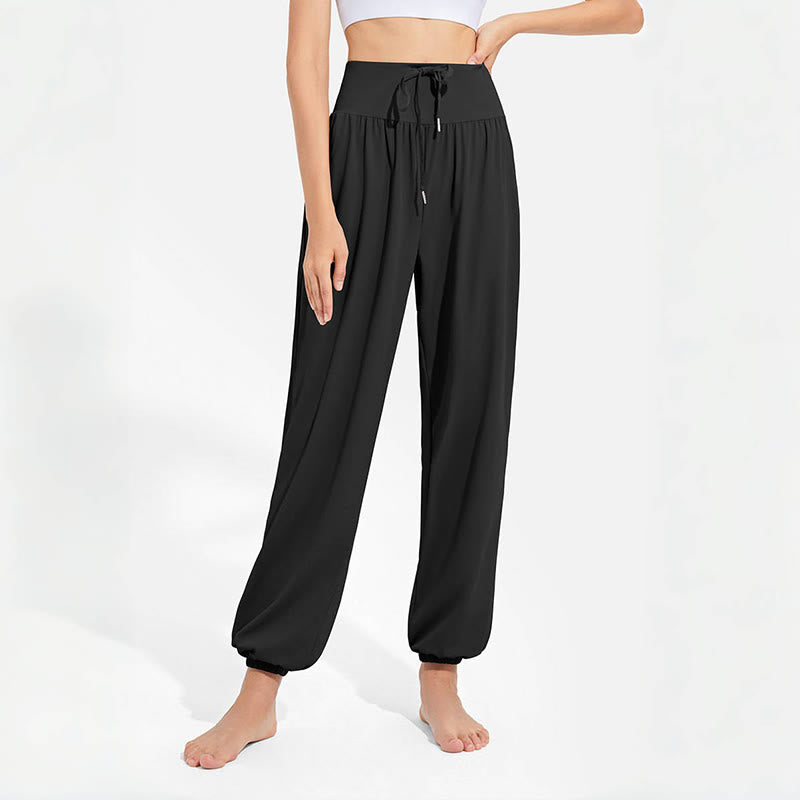 Pantaloni harem da yoga traspiranti e assorbenti "Cool" Olivenorma - image 12