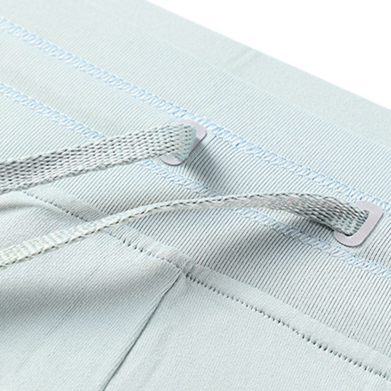 Olivenorma Pantaloni da donna larghi, casual e tinta unita, in tessuto spazzolato