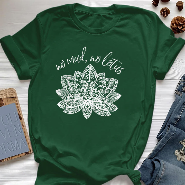 Maglietta da yoga spirituale per donne Olivenorma Meditation - Verde scuro - 2XL - image 18