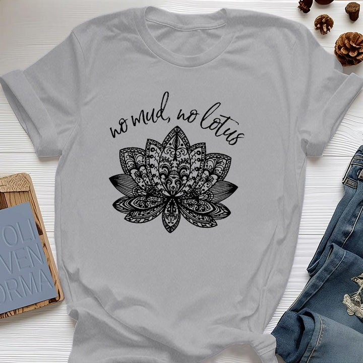 Maglietta da yoga spirituale per donne Olivenorma Meditation - Grigio - 2XL - image 8