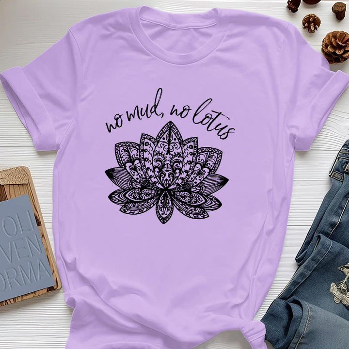 Maglietta da yoga spirituale per donne Olivenorma Meditation - Viola - 2XL - image 14