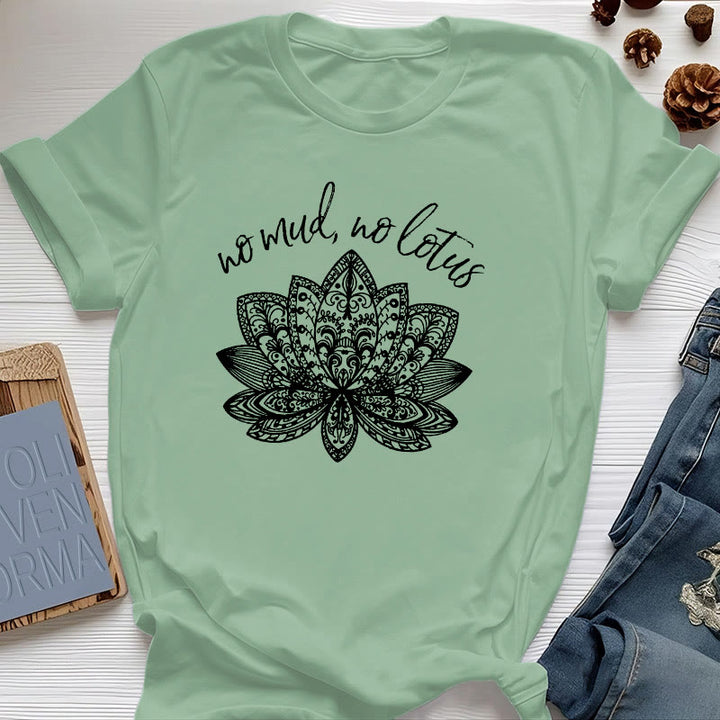 Maglietta da yoga spirituale per donne Olivenorma Meditation - Verde chiaro - 2XL - image 16