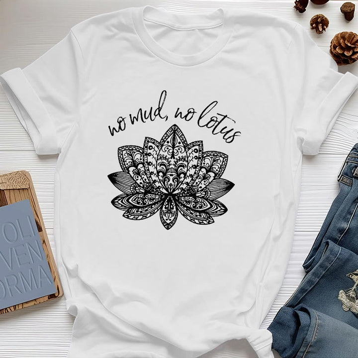 Maglietta da yoga spirituale per donne Olivenorma Meditation - Bianco - 2XL - image 4