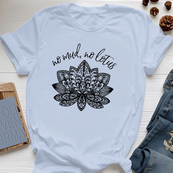 Maglietta da yoga spirituale per donne Olivenorma Meditation - Blu - 2XL - image 10