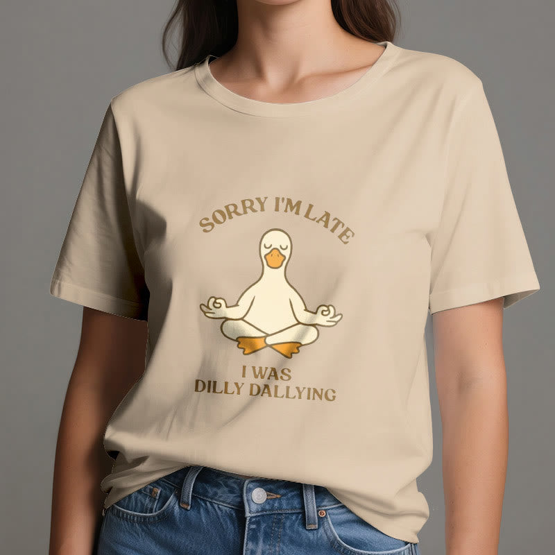 Maglietta Olivenorma " Scusa il ritardo, stavo perdendo tempo" - image 18