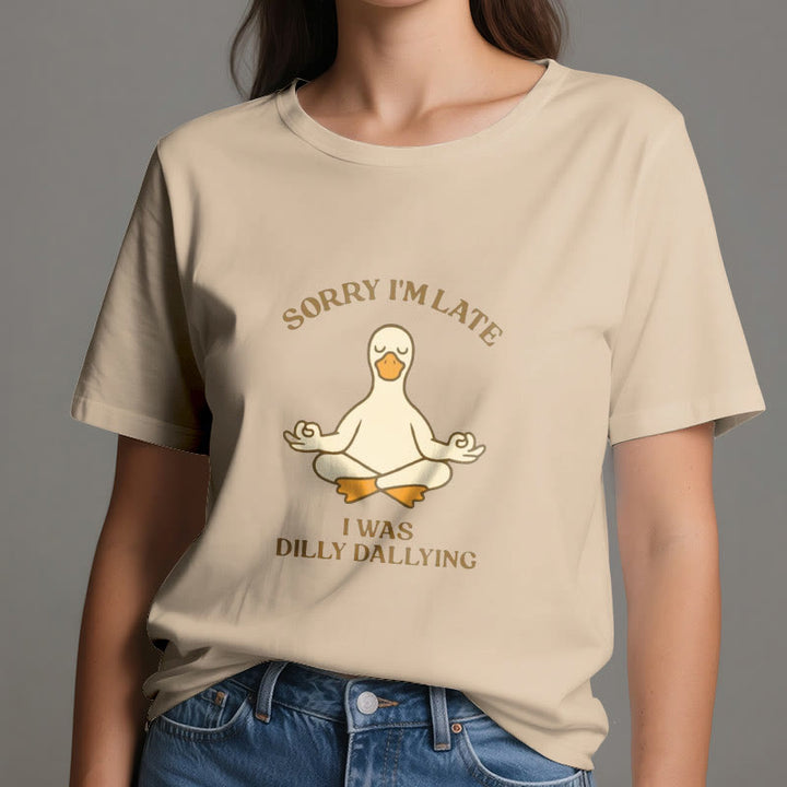 Maglietta Olivenorma " Scusa il ritardo, stavo perdendo tempo" - image 18