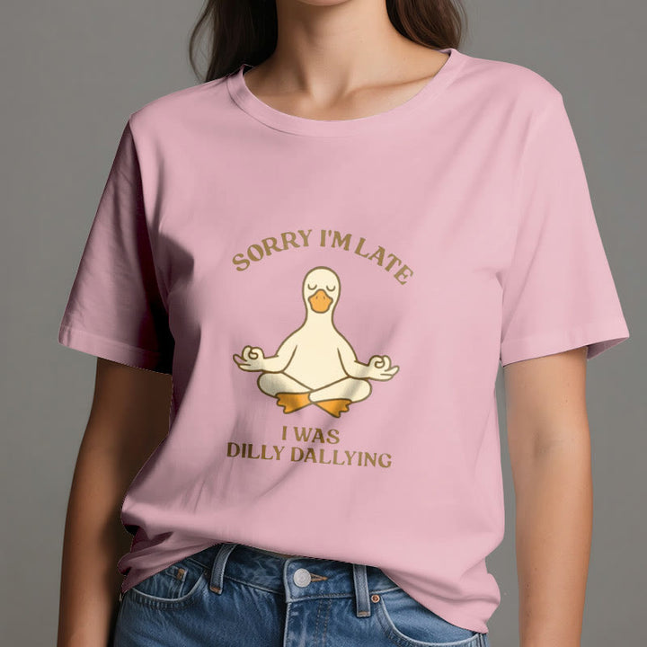 Maglietta Olivenorma " Scusa il ritardo, stavo perdendo tempo" - image 28