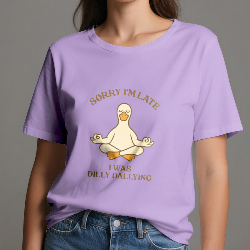 Maglietta Olivenorma " Scusa il ritardo, stavo perdendo tempo" - image 33