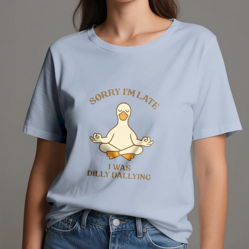 Maglietta Olivenorma " Scusa il ritardo, stavo perdendo tempo" - image 23