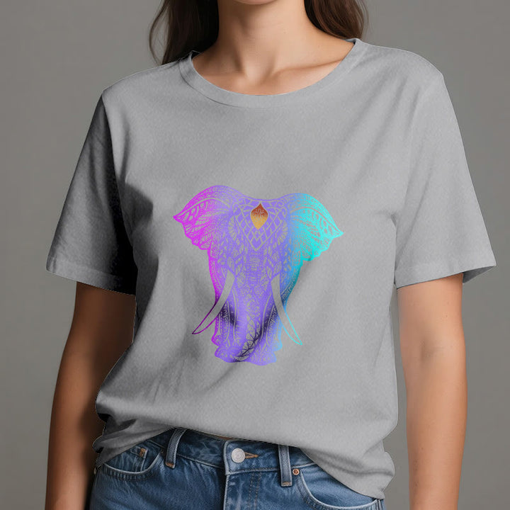 Maglietta yoga Olivenorma Mandala Elephant