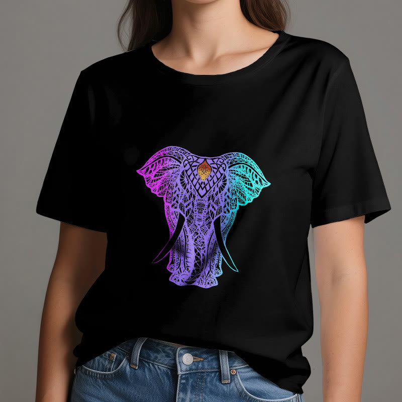 Maglietta yoga Olivenorma Mandala Elephant - image 1