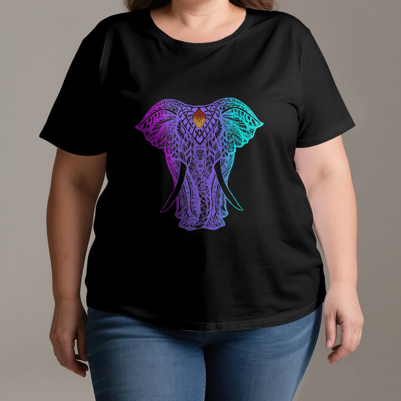 Maglietta yoga Olivenorma Mandala Elephant - image 2