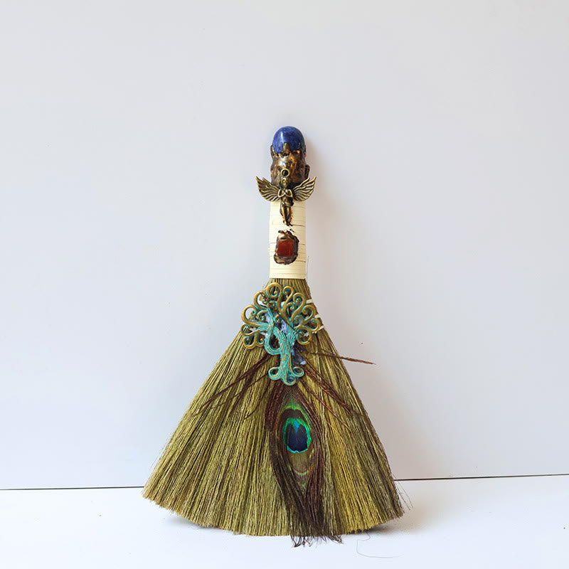 Decorazione con pietra preziosa e scopa magica dell'angelo dell'albero della vita Olivenorma - Sodalite - image 17