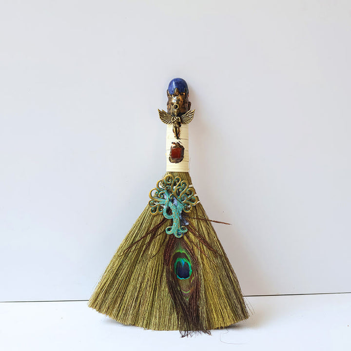 Decorazione con pietra preziosa e scopa magica dell'angelo dell'albero della vita Olivenorma - Sodalite - image 17