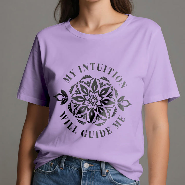 Olivenorma "LA MIA INTUIZIONE MI GUIDERÀ" T-shirt floreale - image 16