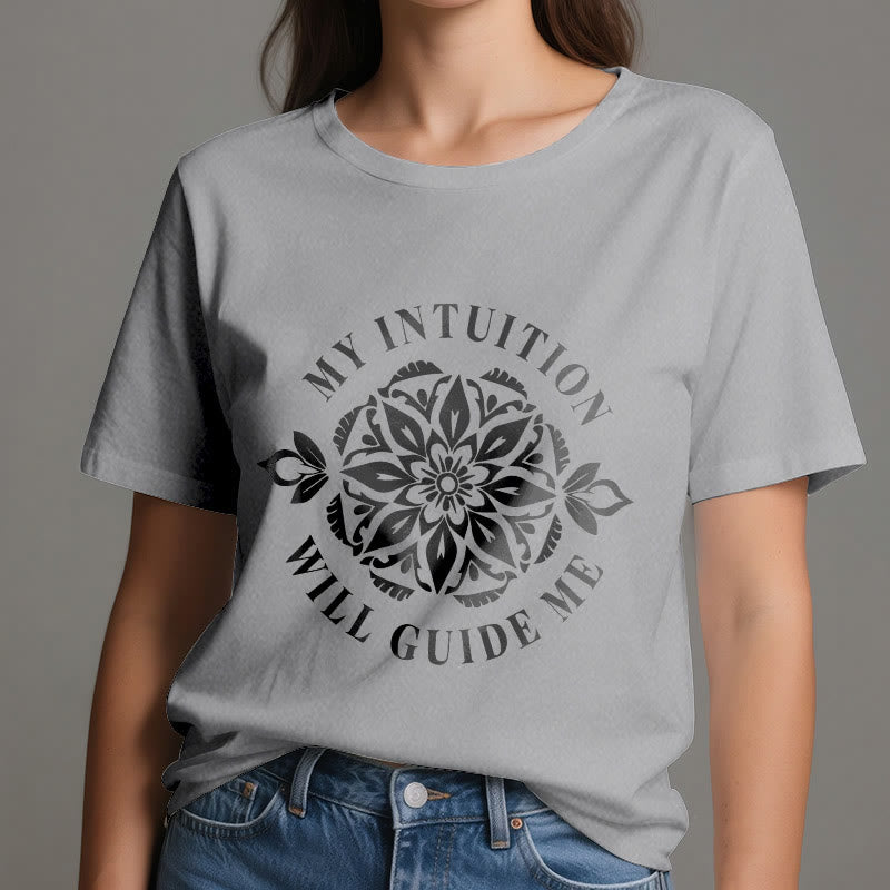 Olivenorma "LA MIA INTUIZIONE MI GUIDERÀ" T-shirt floreale - image 10