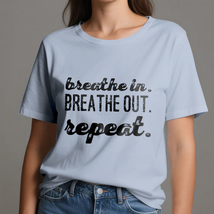 Maglietta spirituale di meditazione Olivenorma "INSPIRA, ESPIRA" - image 12