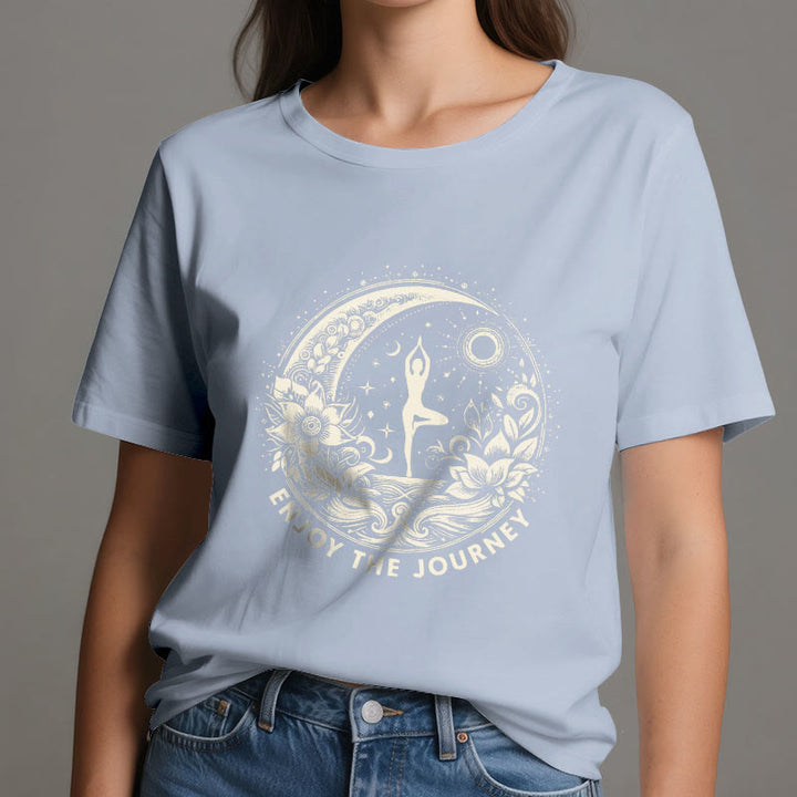 Olivenorma "GODITI IL VIAGGIO" Maglietta Yoga Spirituale - image 15