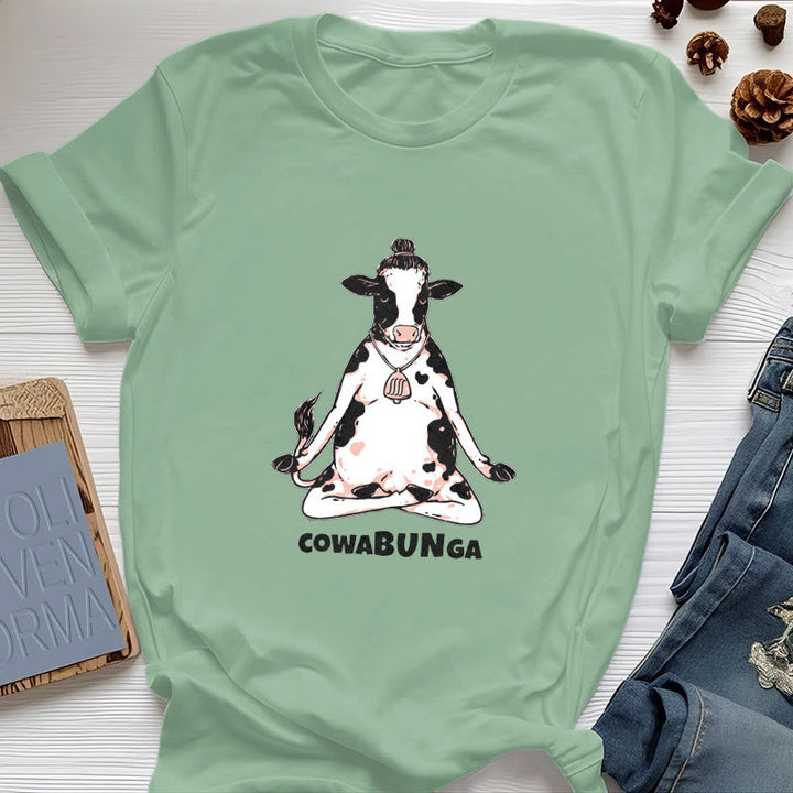 Olivenorma "Cowabunga" Yoga Cow di Olivenorma - Verde chiaro - 2XL - image 16