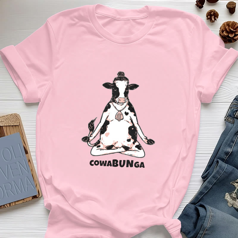 Olivenorma "Cowabunga" Yoga Cow di Olivenorma - Rosa - 2XL - image 12