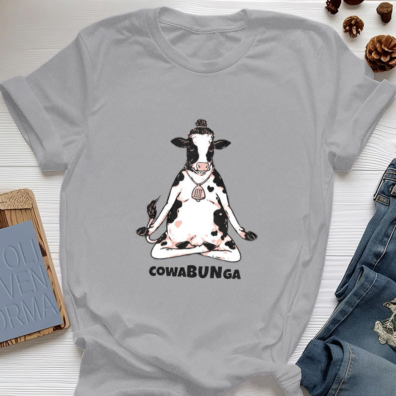 Olivenorma "Cowabunga" Yoga Cow di Olivenorma - Grigio - 2XL - image 6