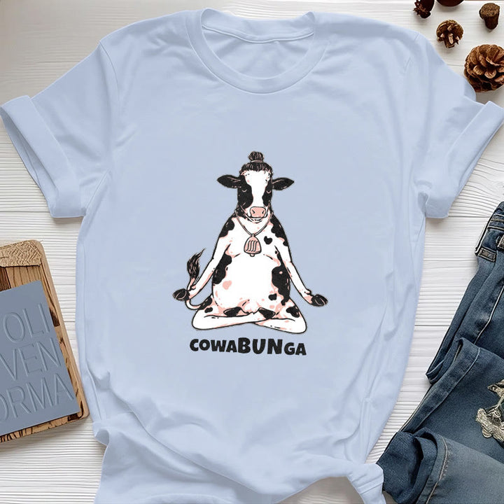Olivenorma "Cowabunga" Yoga Cow di Olivenorma - Blu - 2XL - image 10