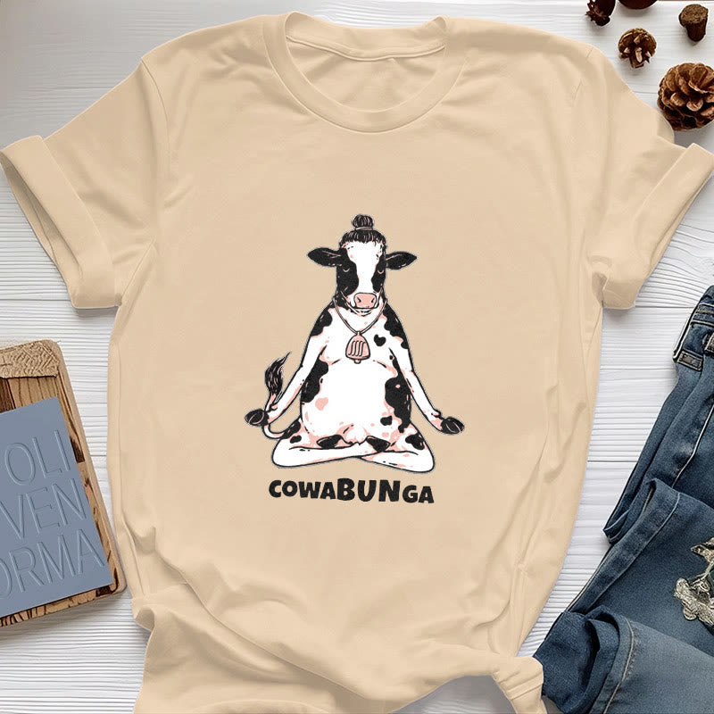 Olivenorma "Cowabunga" Yoga Cow di Olivenorma - Giallo - 2XL - image 8