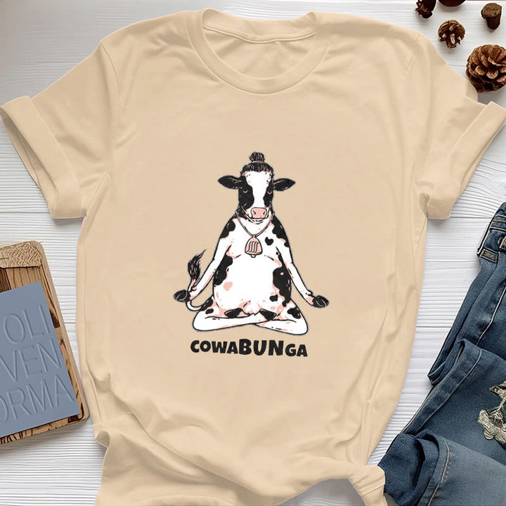 Olivenorma "Cowabunga" Yoga Cow di Olivenorma - Giallo - 2XL - image 8